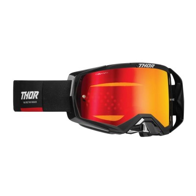 Ochelari motocross Thor activate, Negru/Rosu