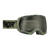 Ochelari motocross Thor regiment, Verde/Negru