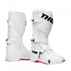 Cizme motocross Thor radial, Alb