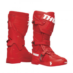Cizme motocross Thor radial, Rosu