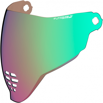 Viziera pentru casca Icon airflite mirror, Verde