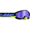 Ochelari motocross PowerBomb Talladega, Mov/Albastru