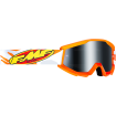 Ochelari motocross PowerCore assault, Alb/Portocaliu Ochelari motocross PowerCore assault, Alb/Portocaliu thumb