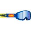 Ochelari motocross PowerCore flame, Albastru/Galben fluo thumb