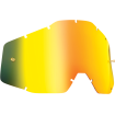 Placa dubla ochelari motocross pentru copii FMF PowerBomb/PowerCore Goggle GOLD/MIRROR thumb