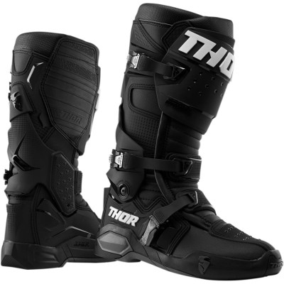 Cizme motocross Thor radial, Negru