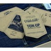 Blugi moto Trilobite 1860 ton-up dark blue slim fit, Albastru thumb