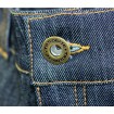 Blugi moto Trilobite 1860 ton-up dark blue slim fit, Albastru thumb