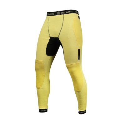 Pantaloni moto Trilobite 2161 Skintec, Galben