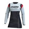Bluza motocross pentru femei Thor women's pulse rev, Negru/Albastru