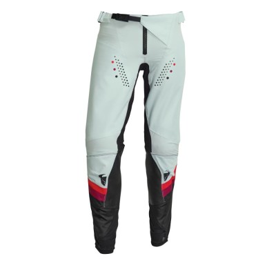 Pantaloni motocross pentru femei Thor women's pulse rev, Negru/Albastru