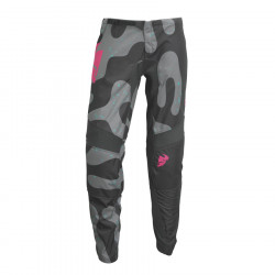 Pantalon motocross pentru femei Thor women's sector, Gri/Roz