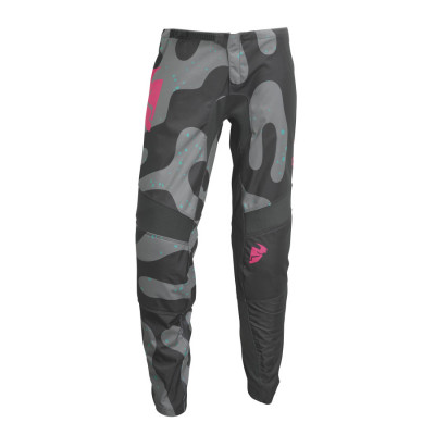 Pantaloni motocross pentru femei Thor women's sector, Gri/Roz