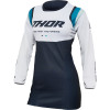 Bluza motocross pentru femei Thor women's pulse rev, Negru/Alb