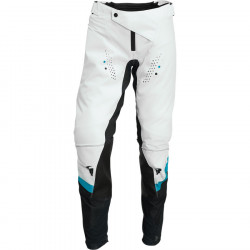 Pantaloni motocross pentru femei Thor women's pulse rev, Alb/Albastru