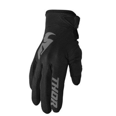 Manusi motocross pentru femei Thor women's, Negru/Gri