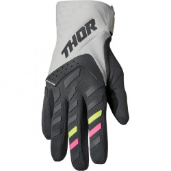 Manusi motocross pentru femei Thor women's spectrum, Gri