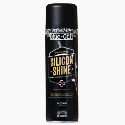 Spray anti-zgariere cu silicon Muc-Off Motorcycle Silicon Shine - 500ml