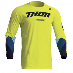 Bluza motocross pentru copii Thor youth pulse tactic, Galben fluo Bluza motocross pentru copii Thor youth pulse tactic, Galben fluo