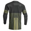 Bluza motocross pentru copii Thor youth pulse combat, Verde/Negru thumb