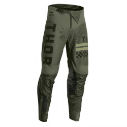 Pantaloni motocross pentru copii Thor youth combat, Verde