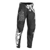 Pantaloni motocross pentru copii Thor youth sector gnar, Negru/Alb