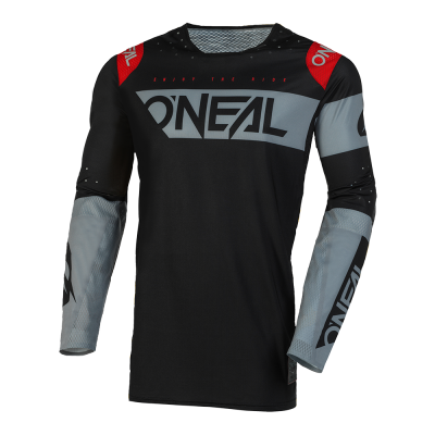 Bluza motocross O'neal prodigy five two V.23, Negru/Gri