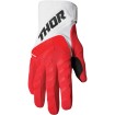 Manusi motocross pentru copii Thor youth sector, Rosu/Alb thumb