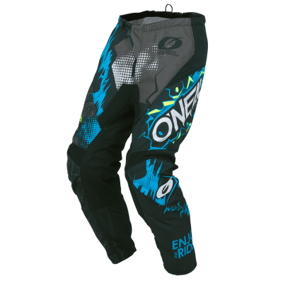 Pantaloni motocross pentru copii O'neal element villain, Gri