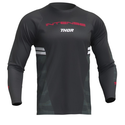 Bluza ciclism Thor intense assist berm, Negru