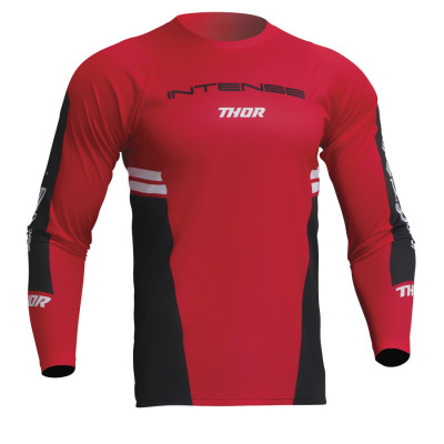 Bluza ciclism Thor intense assist berm, Rosu/Negru Bluza ciclism Thor intense assist berm, Rosu/Negru