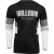 Bluza motocross Thor hallman differ draft, Negru/Alb thumb