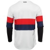 Bluza motocross Thor hallman differ draft, Alb/Rosu/negru thumb