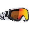 Ochelari motocross Thor sniper, Negru/Alb