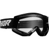 Ochelari motocross Thor combat racer, Negru/Alb