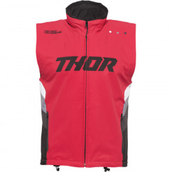 Vesta enduro Thor warm up vest, Rosu/Negru Vesta enduro Thor warm up vest, Rosu/Negru