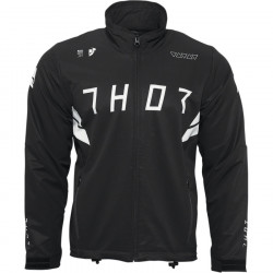 Geaca enduro Thor warm up jacket, Negru/Alb Geaca enduro Thor warm up jacket, Negru/Alb