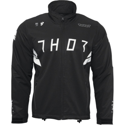 Geaca enduro Thor warm up jacket, Negru/Alb