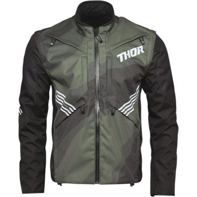 Geaca enduro Thor terrain camo, Gri Geaca enduro Thor terrain camo, Gri
