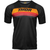 Tricou ciclism Thor assist short sleeve, Negru/Portocaliu