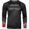 Bluza ciclism Thor assist banger long sleeve, Negru/Rosu