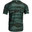 Bluza ciclism Thor assist camo short sleeve, Verde thumb