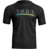 Bluza ciclism Thor assist caliber short sleeve, Negru Bluza ciclism Thor assist caliber short sleeve, Negru