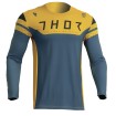 Bluza motocross THOR PRIME RIVAL TEAL/YELLOW thumb
