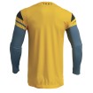 Bluza motocross THOR PRIME RIVAL TEAL/YELLOW thumb
