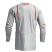 Bluza motocross Thor pulse mono, Gri/Portocaliu thumb