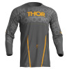 Bluza motocross Thor pulse mono, Gri/Galben