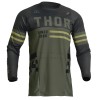 Bluza motocross Thor pulse combat, Gri/negru