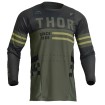 Bluza motocross Thor pulse combat, Gri/negru thumb