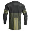 Bluza motocross Thor pulse combat, Gri/negru thumb